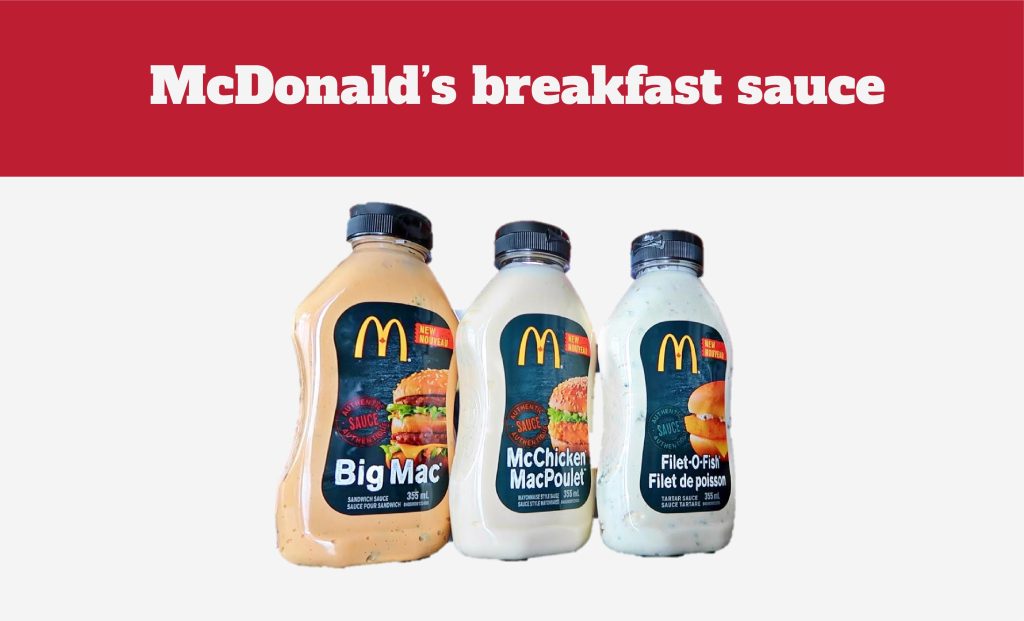 McDonald’s breakfast sauce