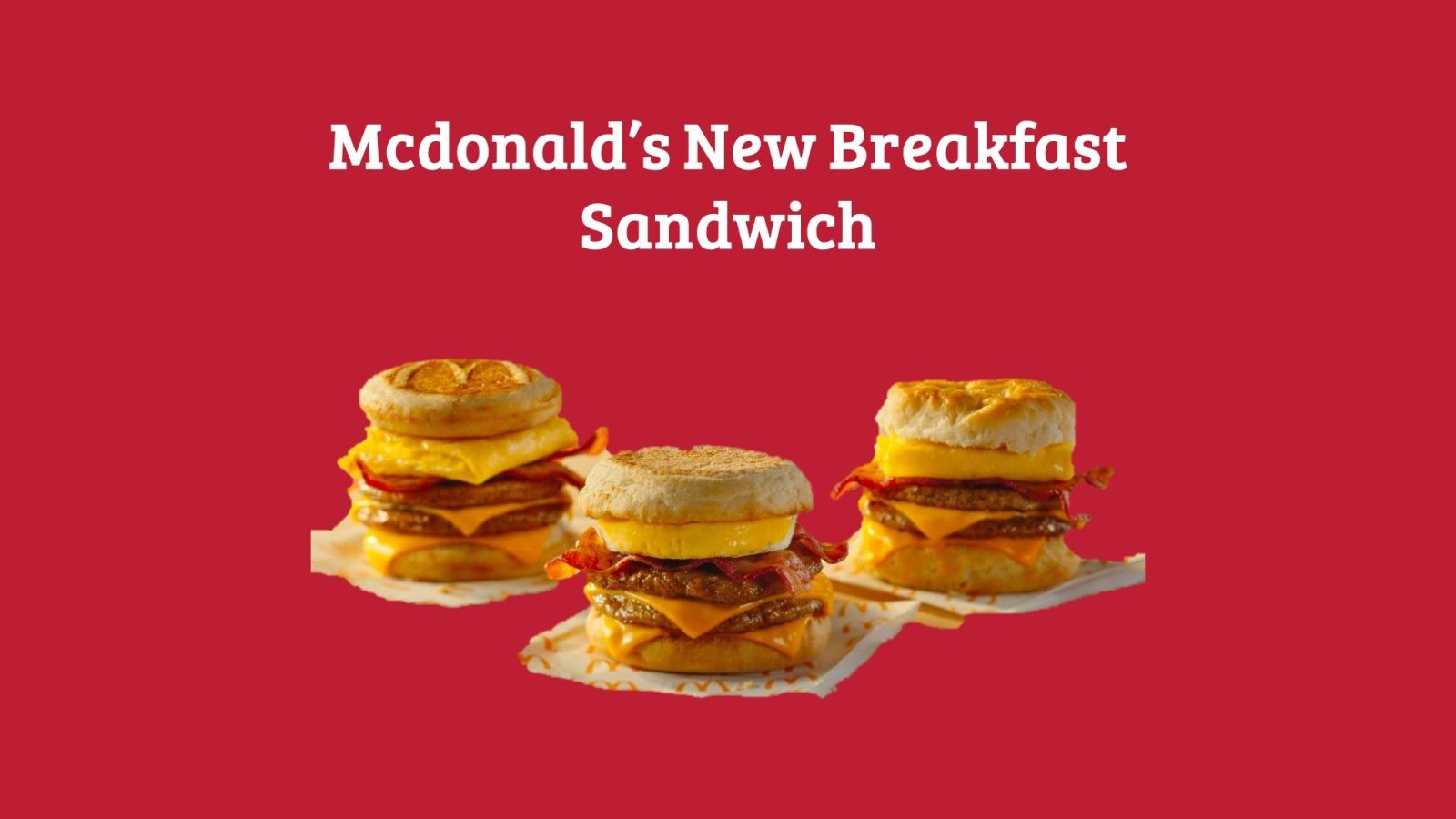 McDonald’s New Sandwich And Price Mcdonald Menu