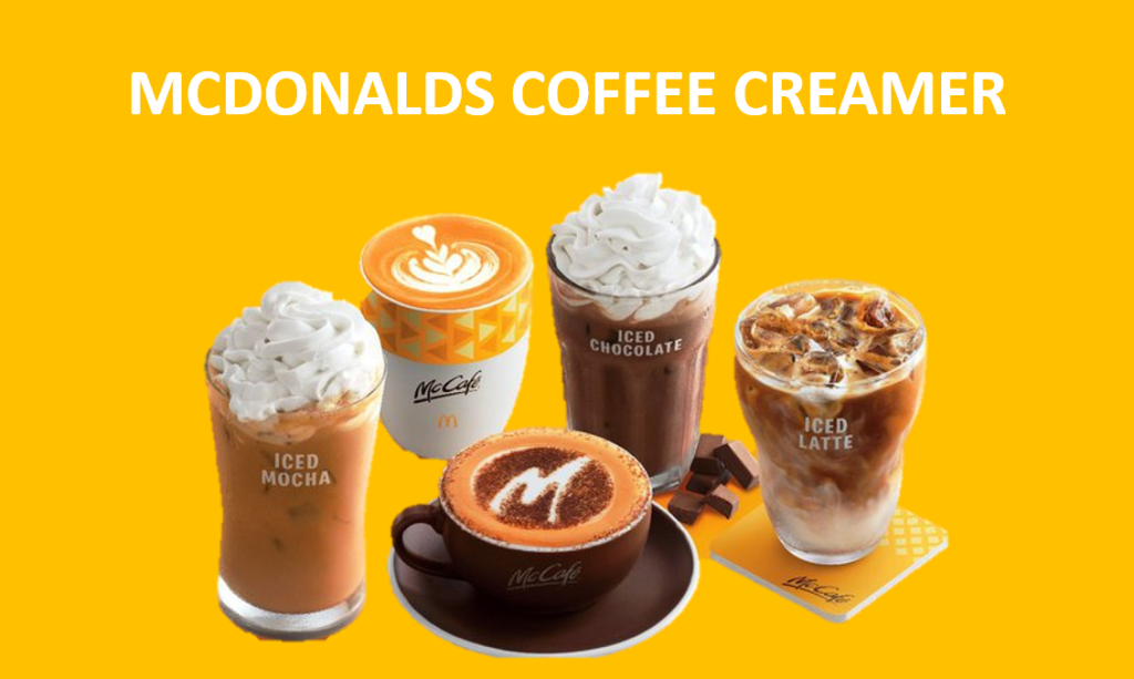 McDonalds coffee creamer