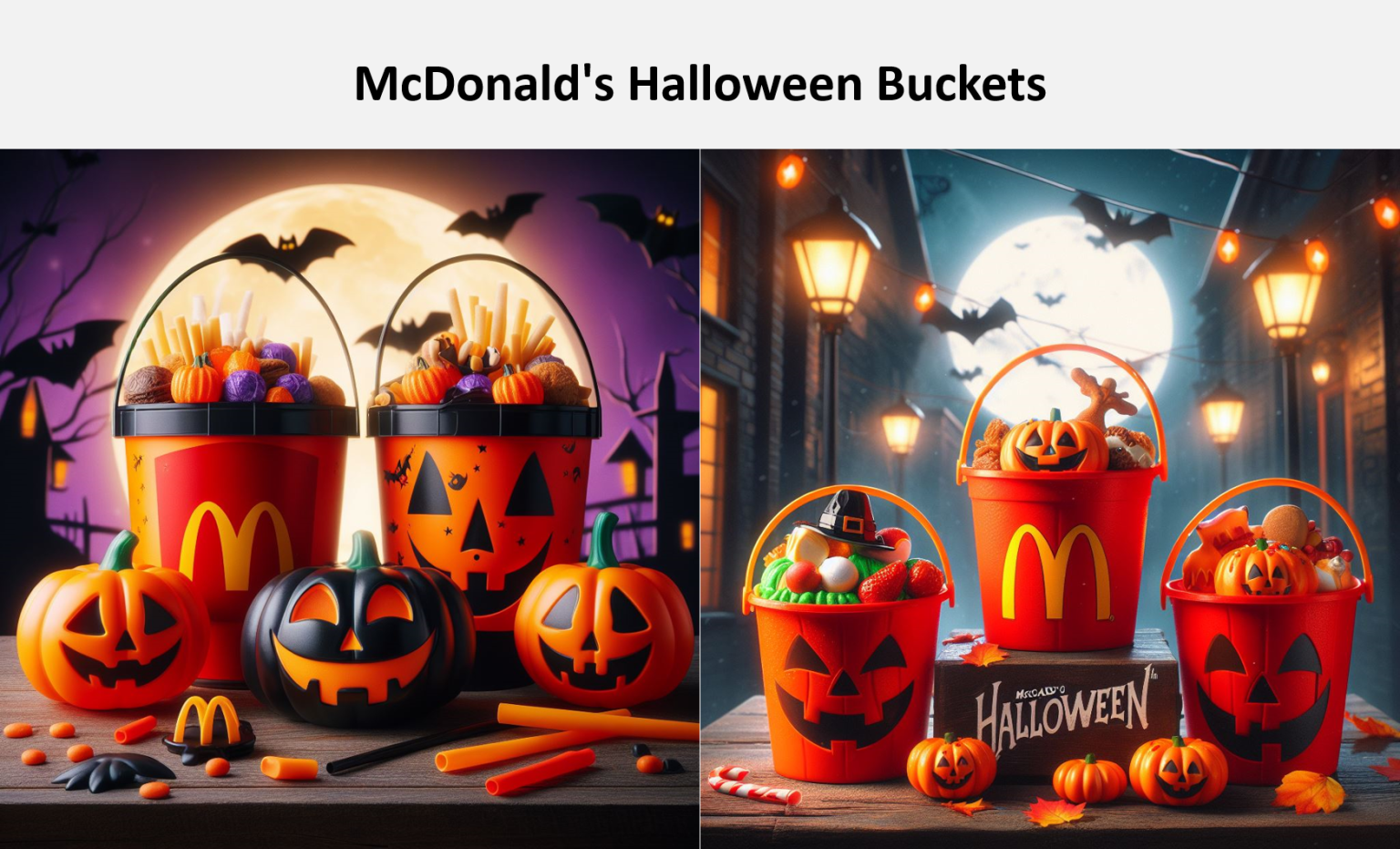 Mcdonald'S Happy Meal Halloween Buckets 2024 Tildy Gilligan