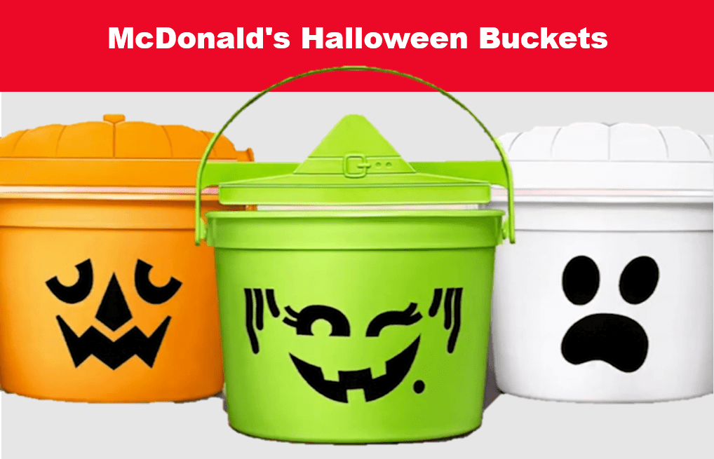 McDonald's Halloween Buckets 