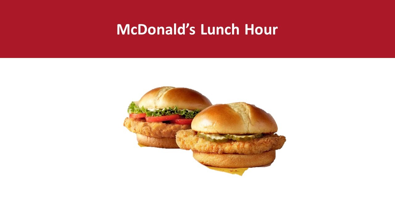 McDonald’s Lunch Hour