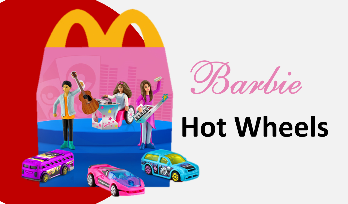 Mcdonalds Barbie Hot Wheels