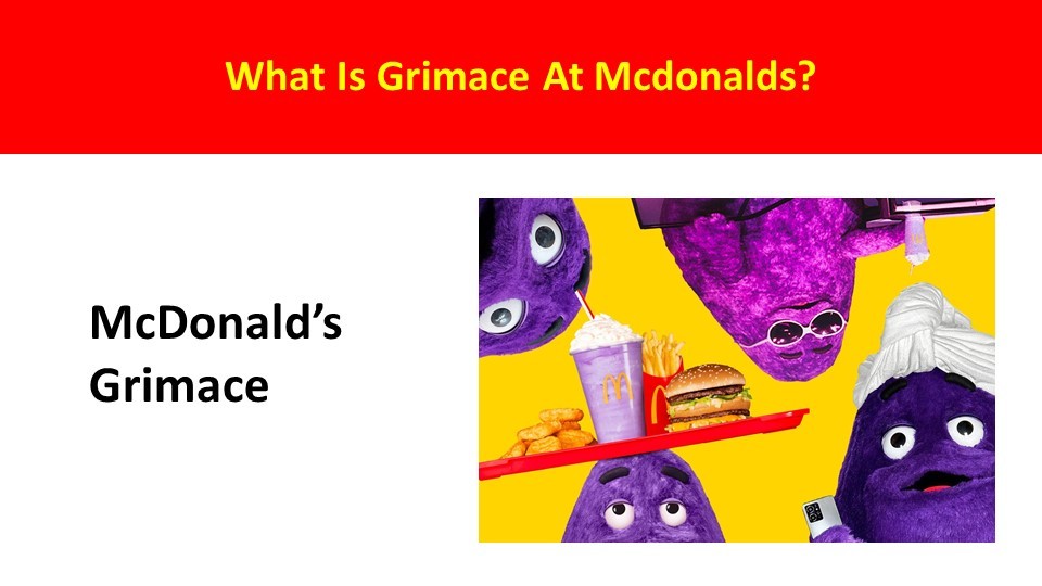 what is grimace at McDonald's, What is Grimace from Mcdonalds